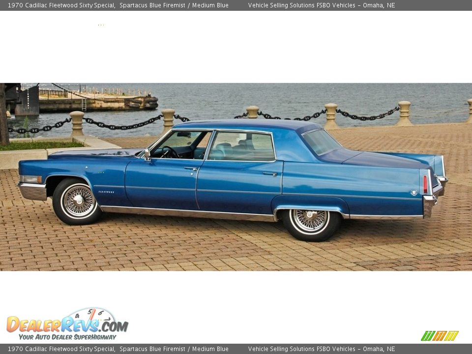 Spartacus Blue Firemist 1970 Cadillac Fleetwood Sixty Special Photo #33