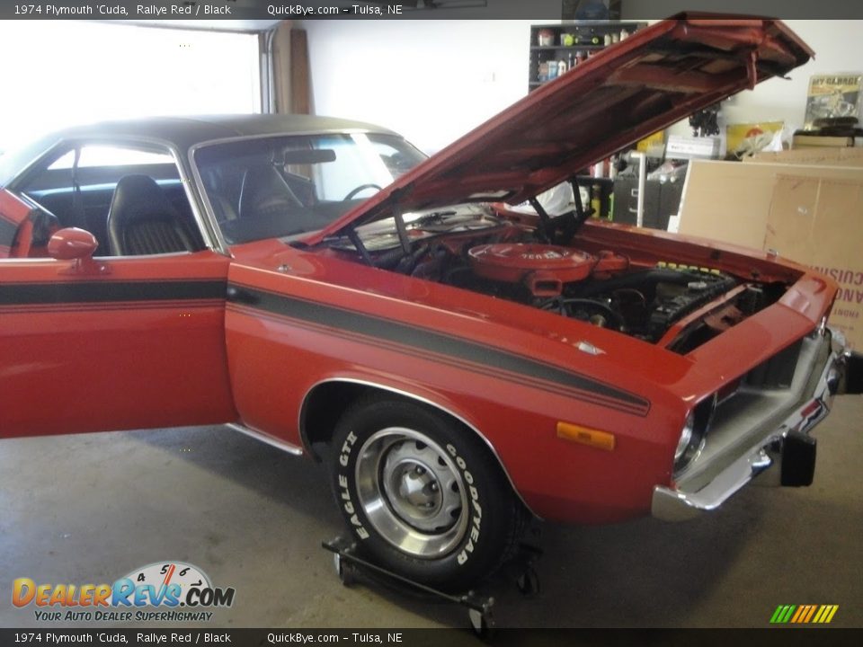 Rallye Red 1974 Plymouth 'Cuda  Photo #2