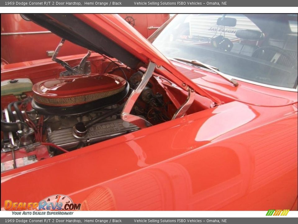 1969 Dodge Coronet R/T 2 Door Hardtop Hemi Orange / Black Photo #25