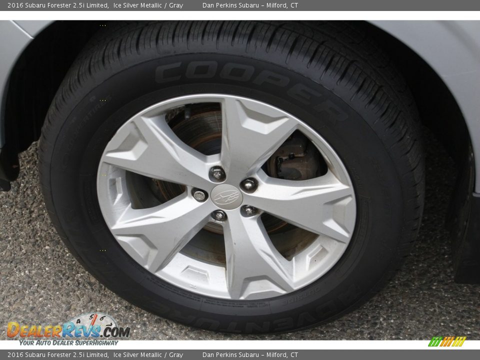 2016 Subaru Forester 2.5i Limited Ice Silver Metallic / Gray Photo #22