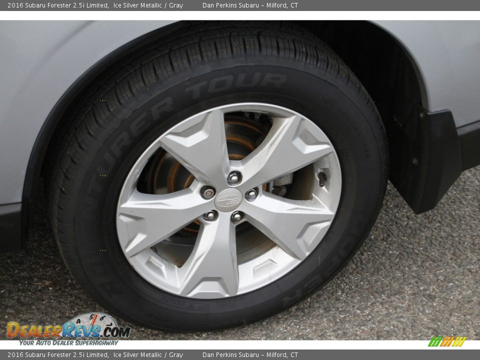 2016 Subaru Forester 2.5i Limited Ice Silver Metallic / Gray Photo #24