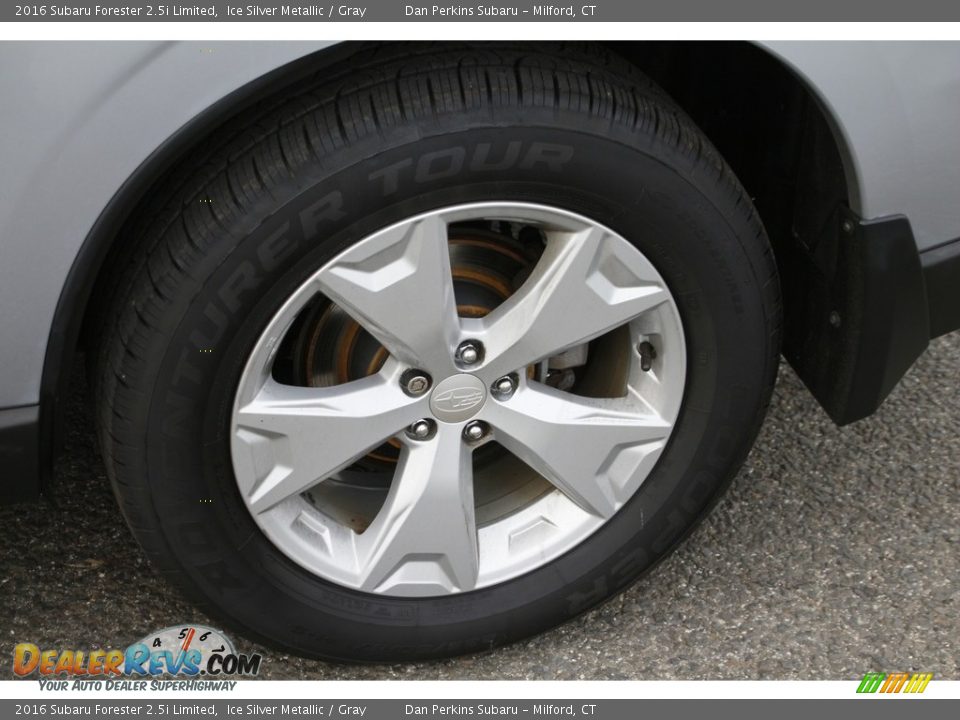2016 Subaru Forester 2.5i Limited Ice Silver Metallic / Gray Photo #25