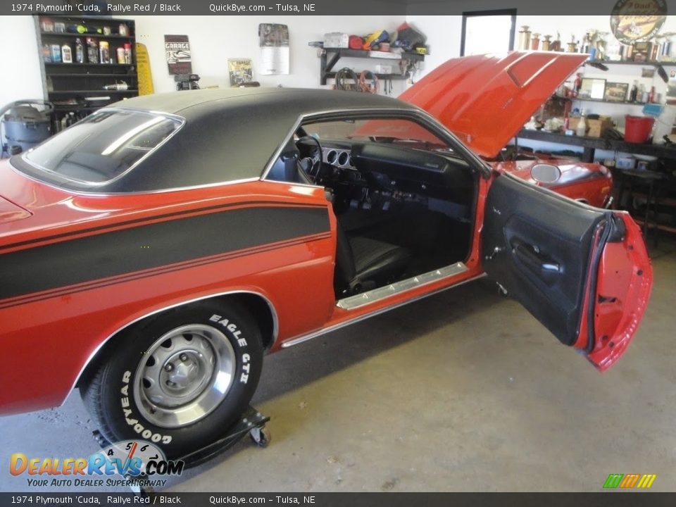 1974 Plymouth 'Cuda Rallye Red / Black Photo #14