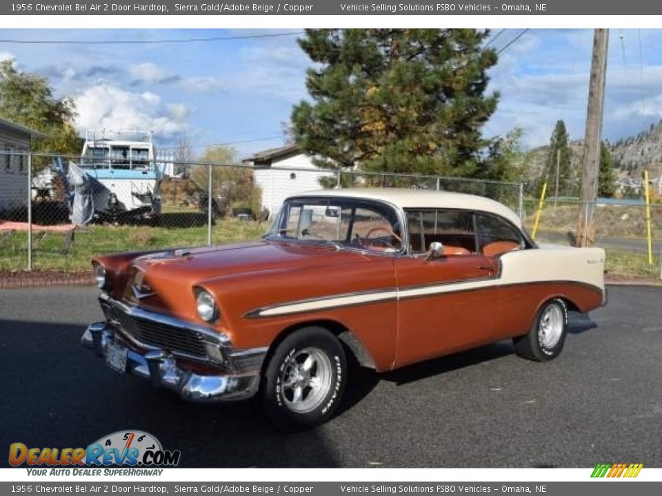 1956 Chevrolet Bel Air 2 Door Hardtop Sierra Gold/Adobe Beige / Copper Photo #1