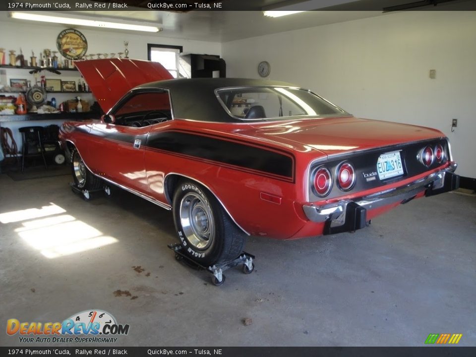 1974 Plymouth 'Cuda Rallye Red / Black Photo #16