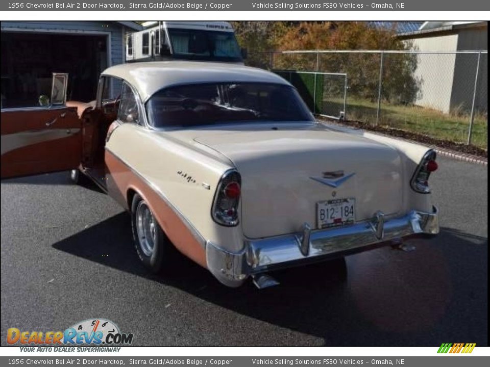 1956 Chevrolet Bel Air 2 Door Hardtop Sierra Gold/Adobe Beige / Copper Photo #4