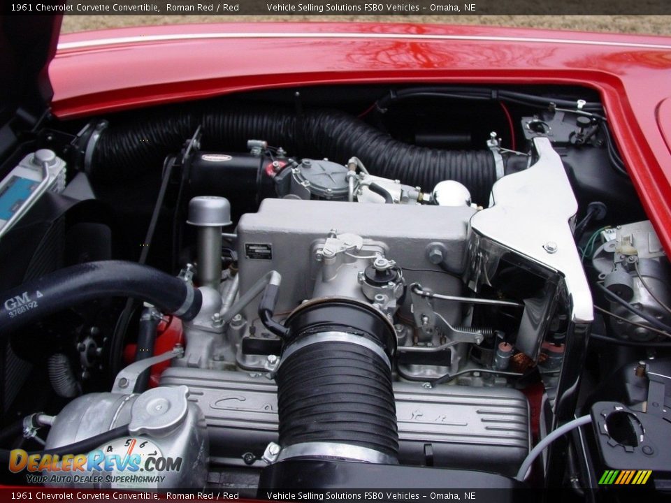 1961 Chevrolet Corvette Convertible 283 cid OHV 16-Valve V8 Engine Photo #4