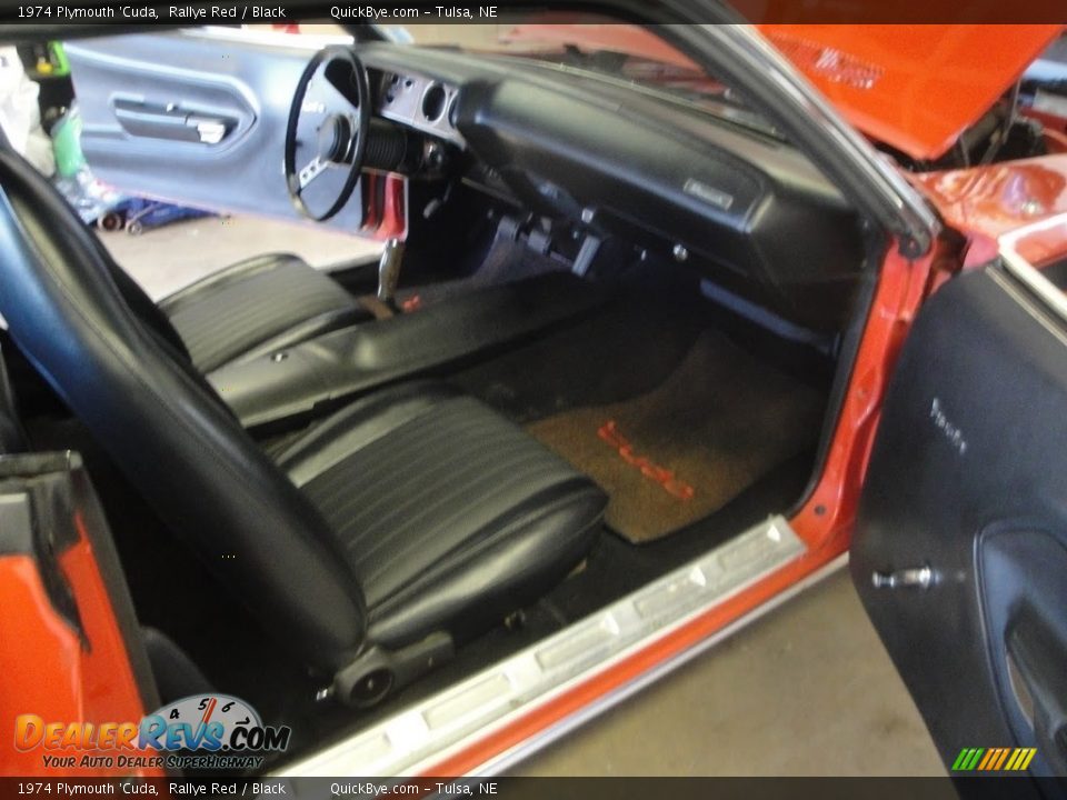 1974 Plymouth 'Cuda Rallye Red / Black Photo #21