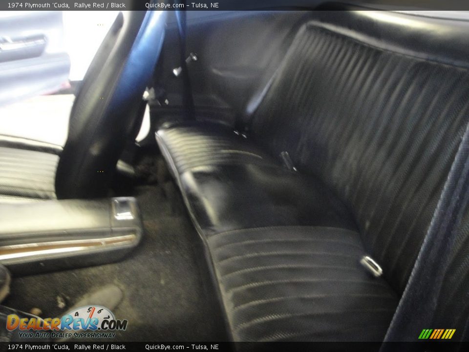 Rear Seat of 1974 Plymouth 'Cuda  Photo #22