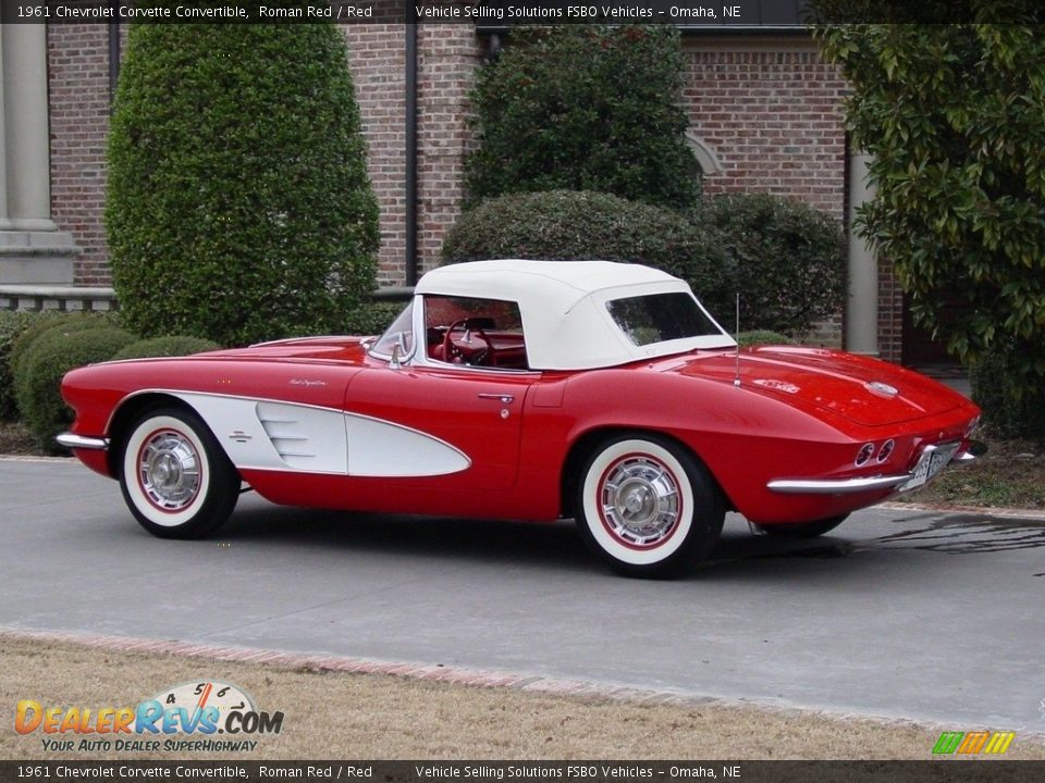 Roman Red 1961 Chevrolet Corvette Convertible Photo #8