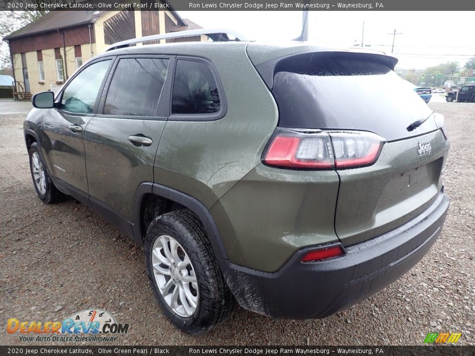 2020 Jeep Cherokee Latitude Olive Green Pearl / Black Photo #4