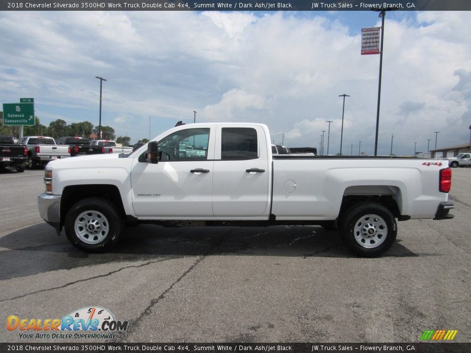 Summit White 2018 Chevrolet Silverado 3500HD Work Truck Double Cab 4x4 Photo #1