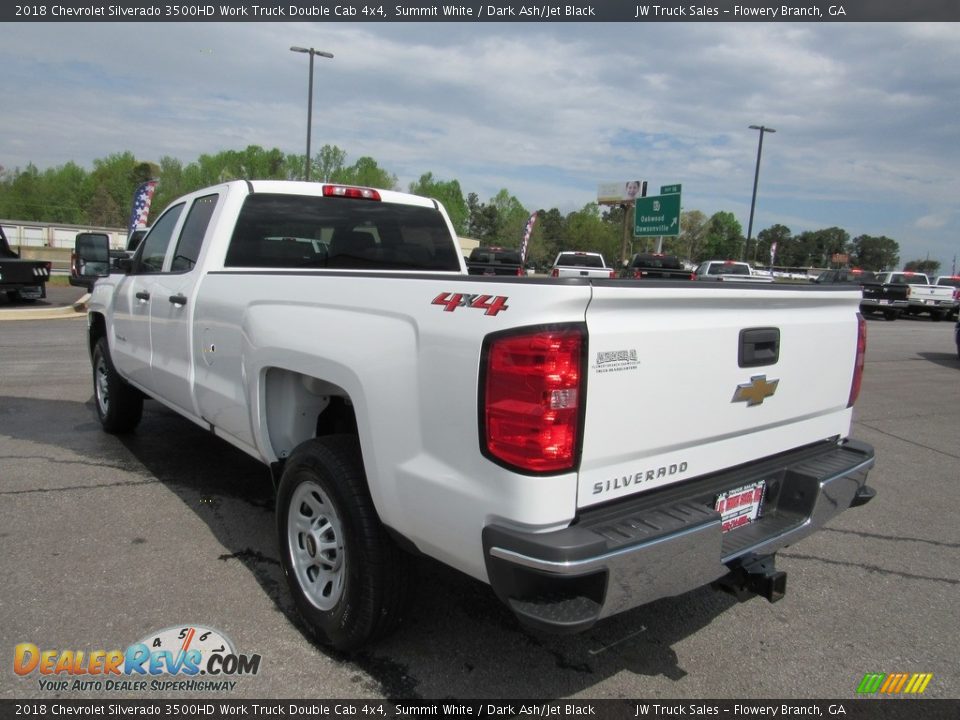 2018 Chevrolet Silverado 3500HD Work Truck Double Cab 4x4 Summit White / Dark Ash/Jet Black Photo #2