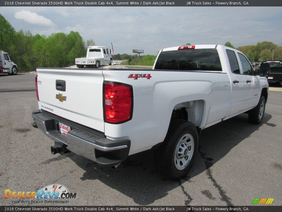 2018 Chevrolet Silverado 3500HD Work Truck Double Cab 4x4 Summit White / Dark Ash/Jet Black Photo #4