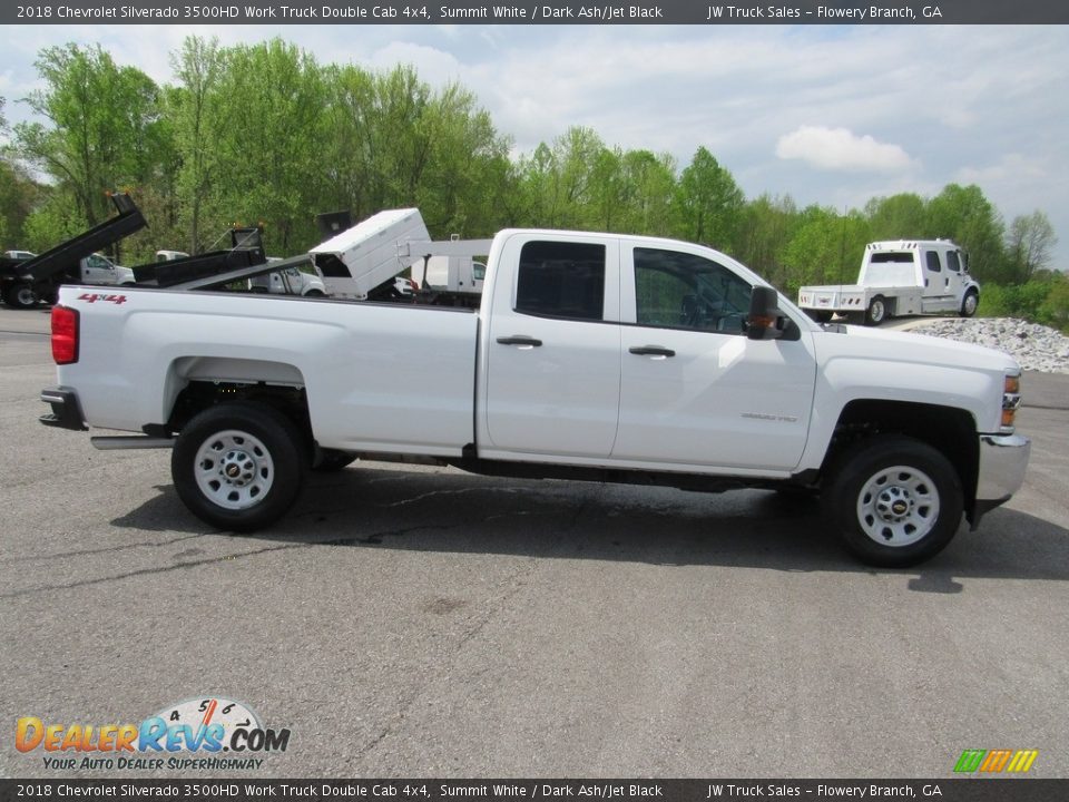 Summit White 2018 Chevrolet Silverado 3500HD Work Truck Double Cab 4x4 Photo #5