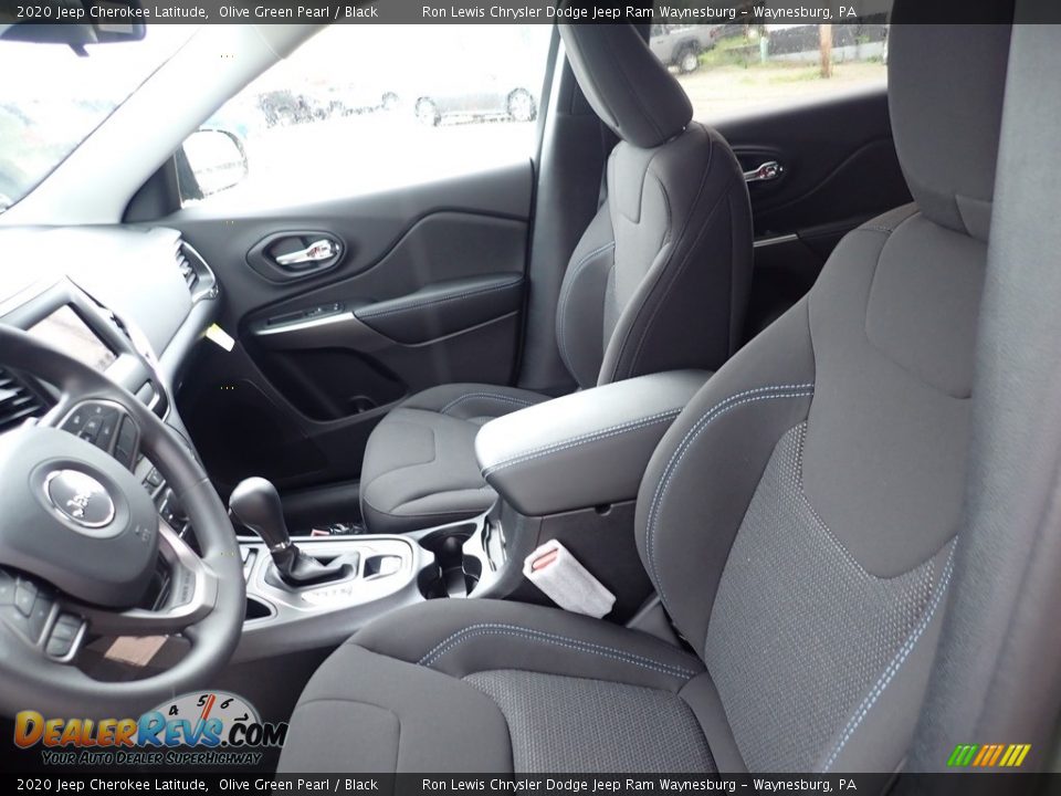 2020 Jeep Cherokee Latitude Olive Green Pearl / Black Photo #13