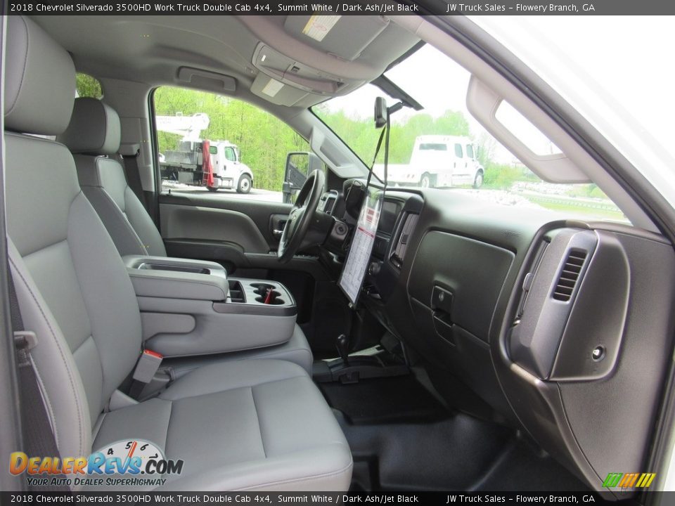 Dark Ash/Jet Black Interior - 2018 Chevrolet Silverado 3500HD Work Truck Double Cab 4x4 Photo #11