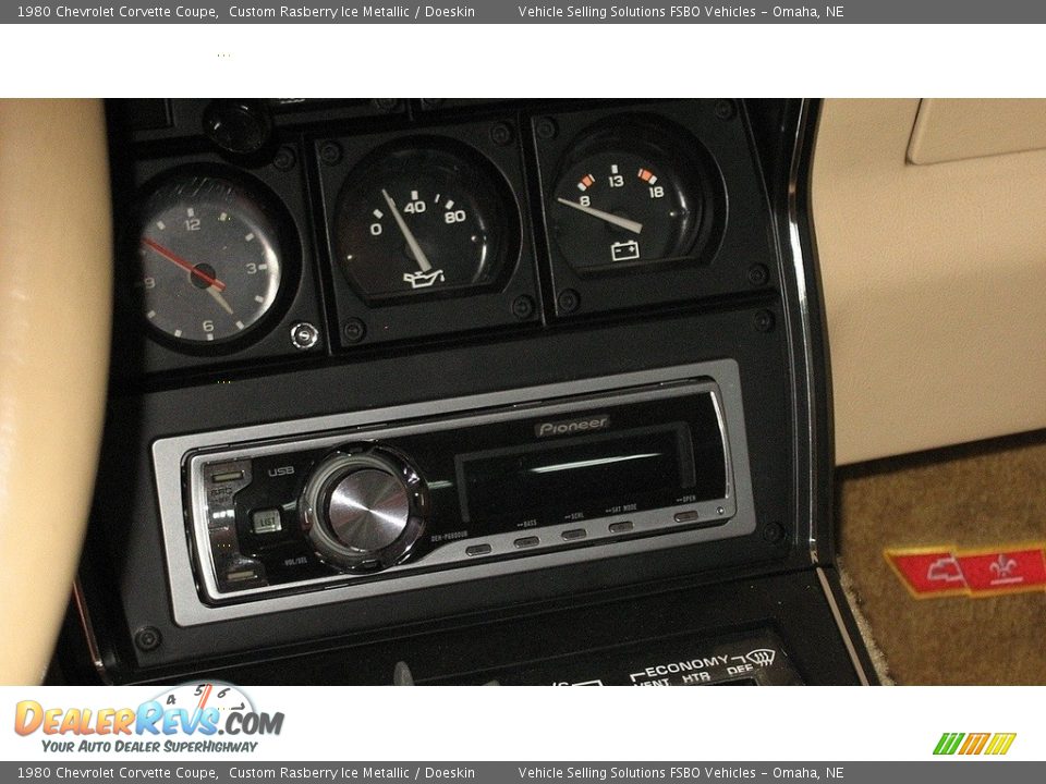 1980 Chevrolet Corvette Coupe Gauges Photo #4