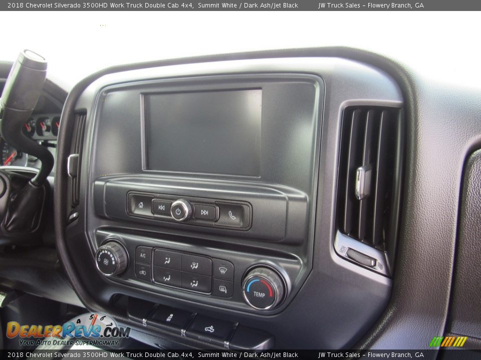 Controls of 2018 Chevrolet Silverado 3500HD Work Truck Double Cab 4x4 Photo #14