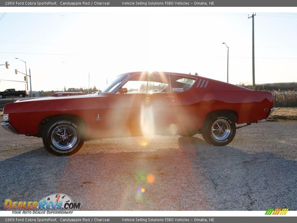 1969 Ford Cobra SportsRoof Candyapple Red / Charcoal Photo #4