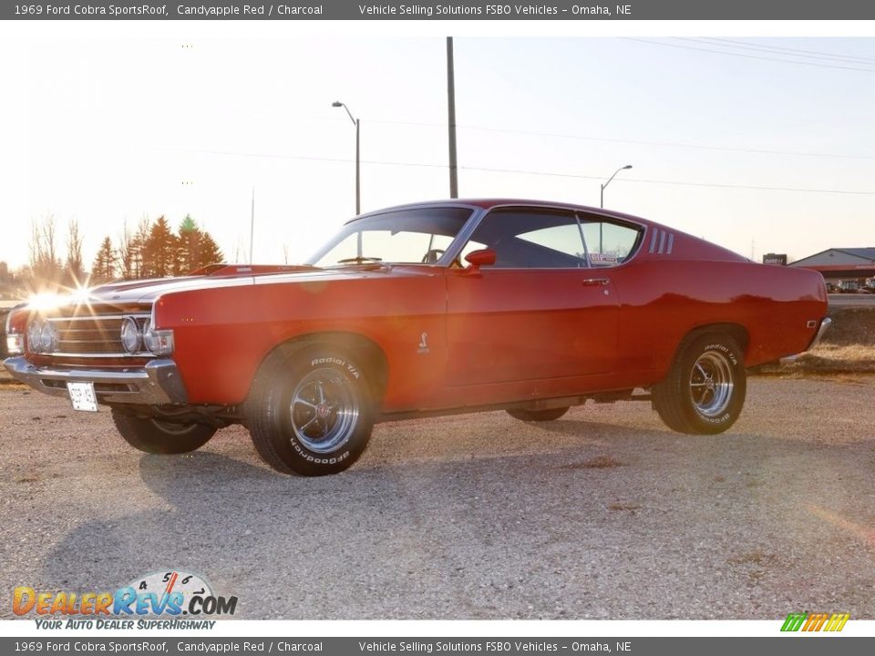 1969 Ford Cobra SportsRoof Candyapple Red / Charcoal Photo #7