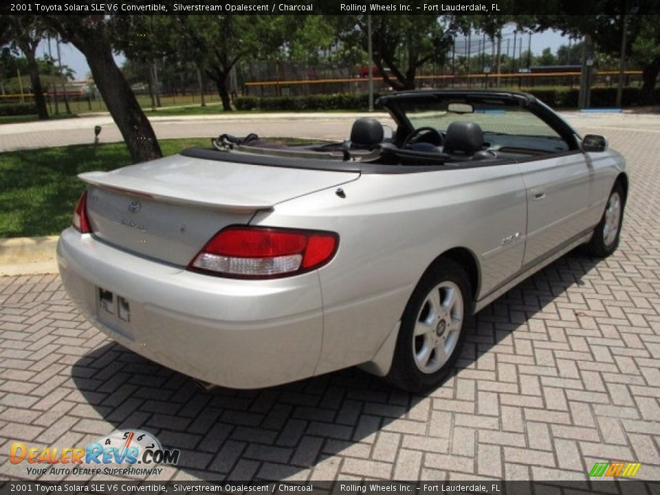 2001 Toyota Solara SLE V6 Convertible Silverstream Opalescent / Charcoal Photo #1