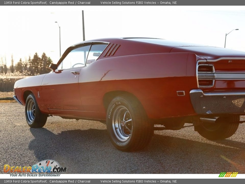 1969 Ford Cobra SportsRoof Candyapple Red / Charcoal Photo #8