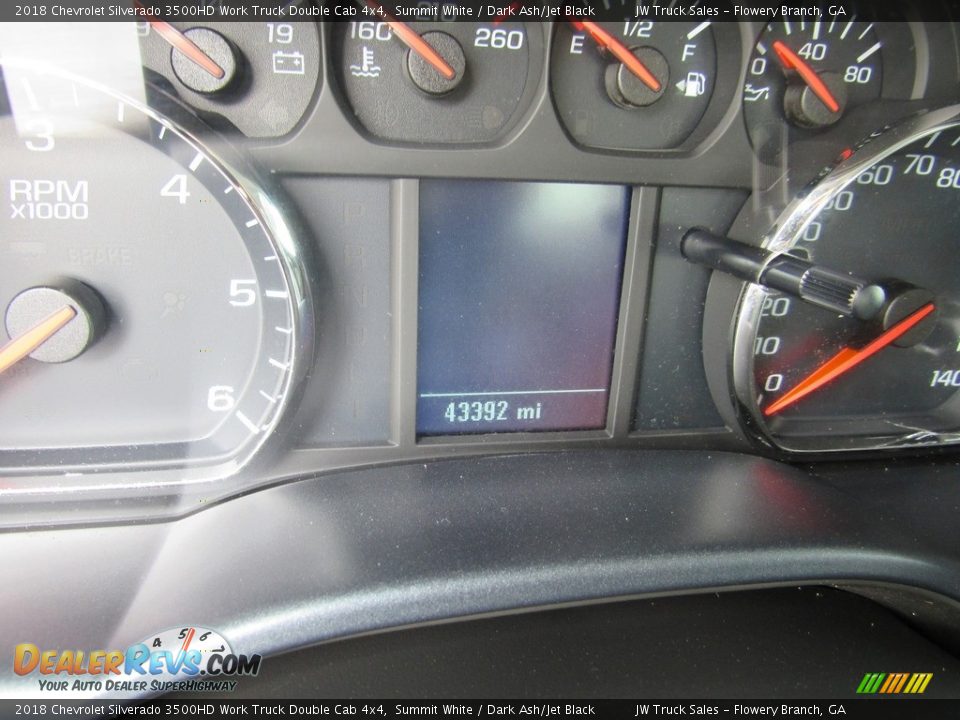 2018 Chevrolet Silverado 3500HD Work Truck Double Cab 4x4 Gauges Photo #19