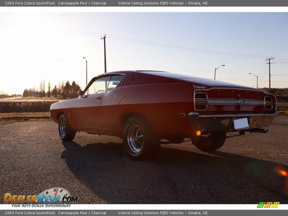 1969 Ford Cobra SportsRoof Candyapple Red / Charcoal Photo #9