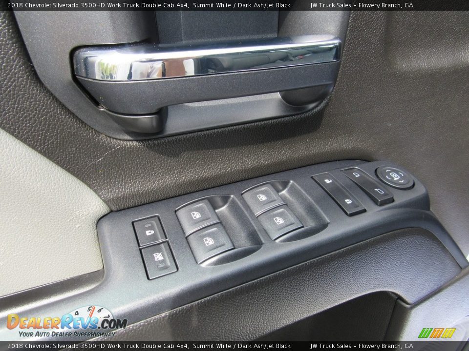 Controls of 2018 Chevrolet Silverado 3500HD Work Truck Double Cab 4x4 Photo #22