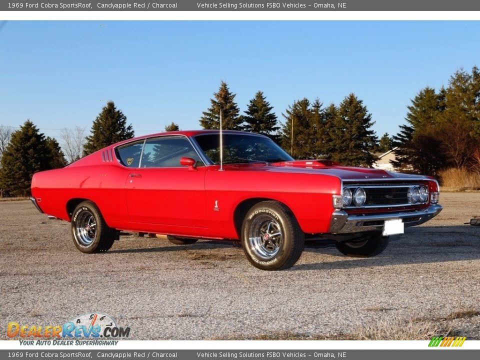 Candyapple Red 1969 Ford Cobra SportsRoof Photo #13