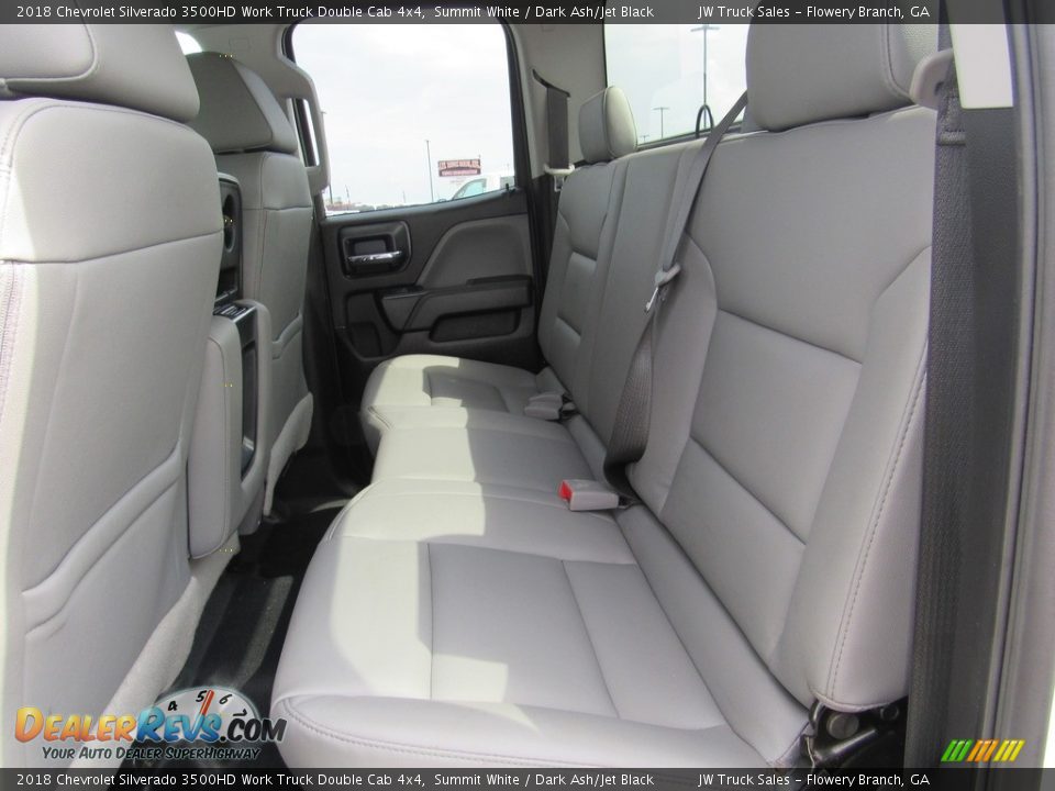 2018 Chevrolet Silverado 3500HD Work Truck Double Cab 4x4 Summit White / Dark Ash/Jet Black Photo #25