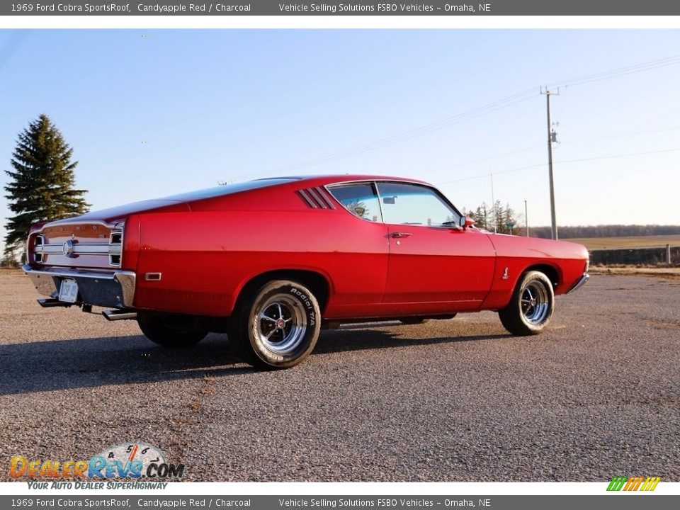Candyapple Red 1969 Ford Cobra SportsRoof Photo #15