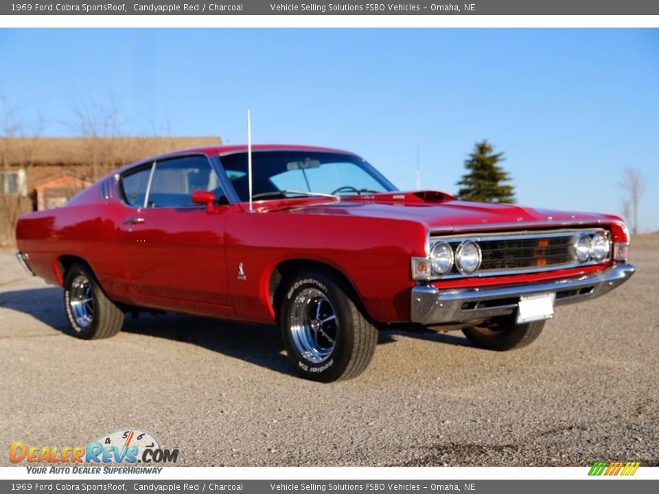 Candyapple Red 1969 Ford Cobra SportsRoof Photo #16