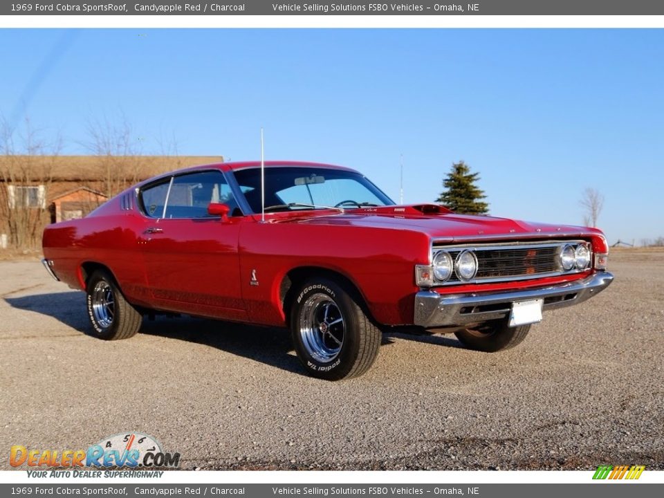 Candyapple Red 1969 Ford Cobra SportsRoof Photo #17