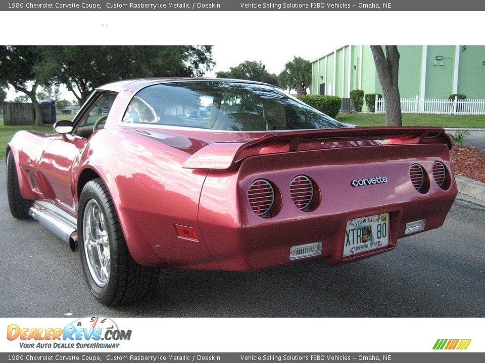 1980 Chevrolet Corvette Coupe Custom Rasberry Ice Metallic / Doeskin Photo #20