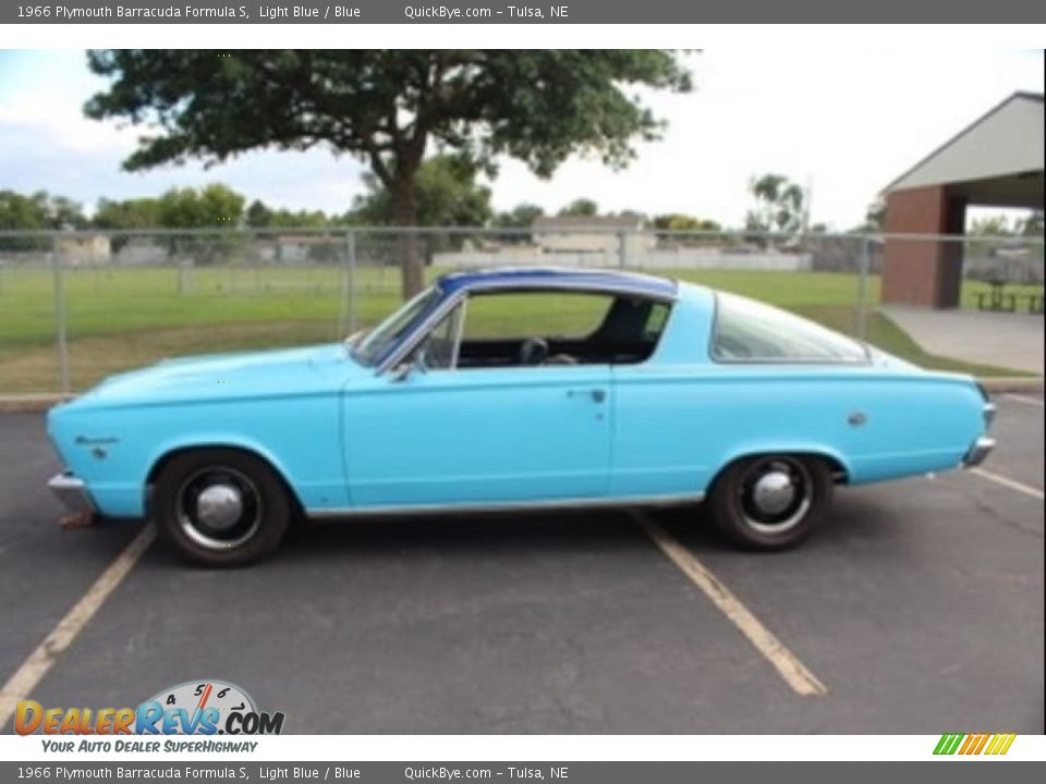 1966 Plymouth Barracuda Formula S Light Blue / Blue Photo #1