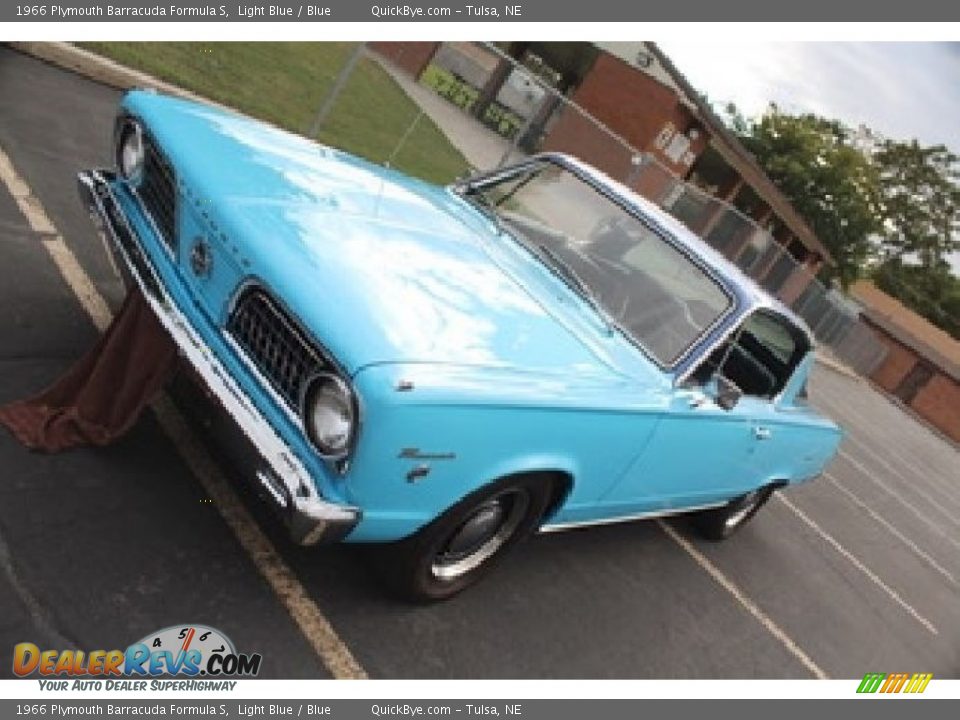 1966 Plymouth Barracuda Formula S Light Blue / Blue Photo #2