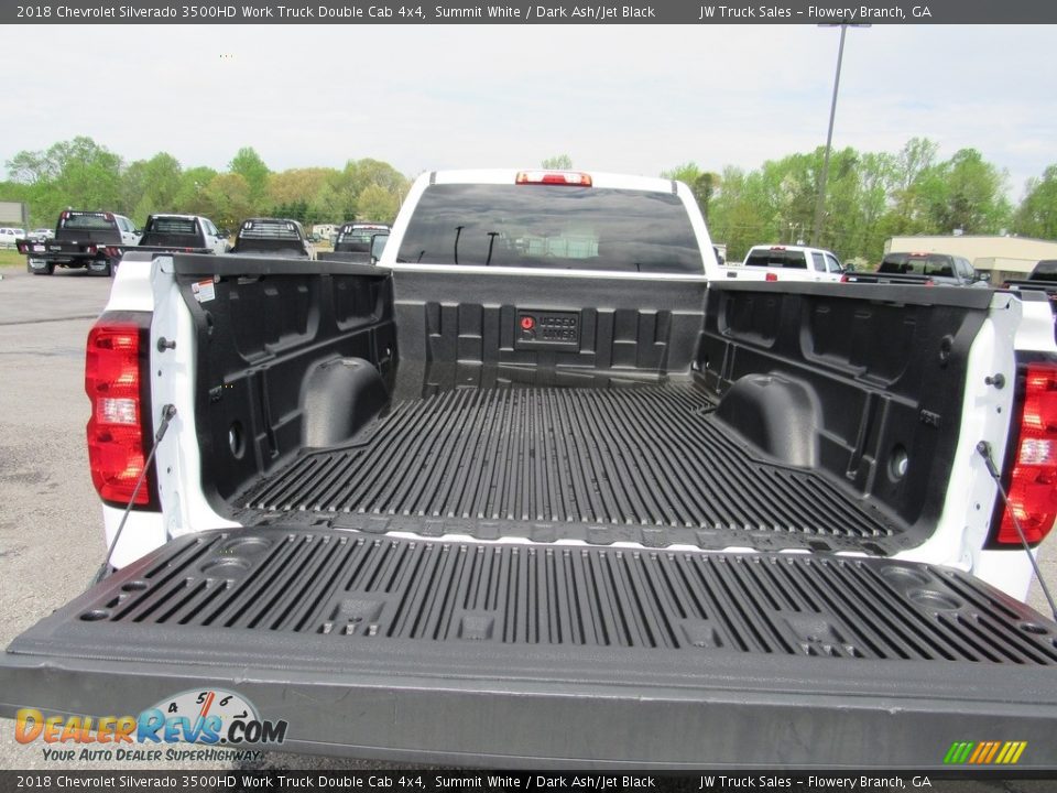 2018 Chevrolet Silverado 3500HD Work Truck Double Cab 4x4 Summit White / Dark Ash/Jet Black Photo #33