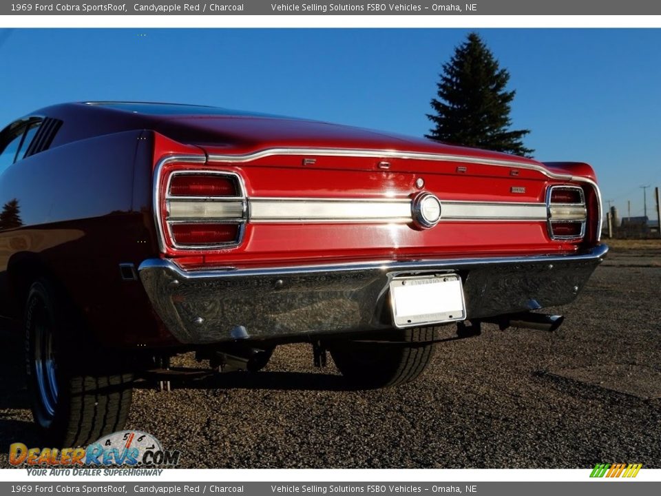 1969 Ford Cobra SportsRoof Candyapple Red / Charcoal Photo #25