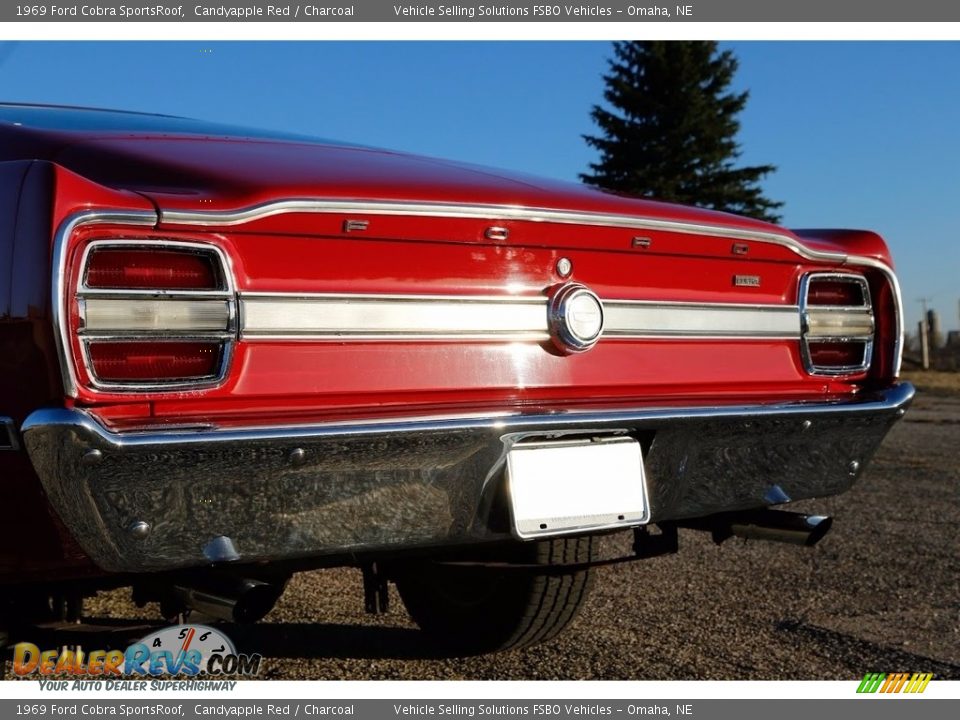 1969 Ford Cobra SportsRoof Candyapple Red / Charcoal Photo #26