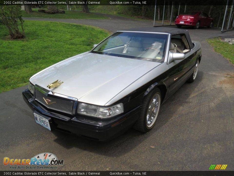 2002 Cadillac Eldorado ETC Collector Series Sable Black / Oatmeal Photo #2