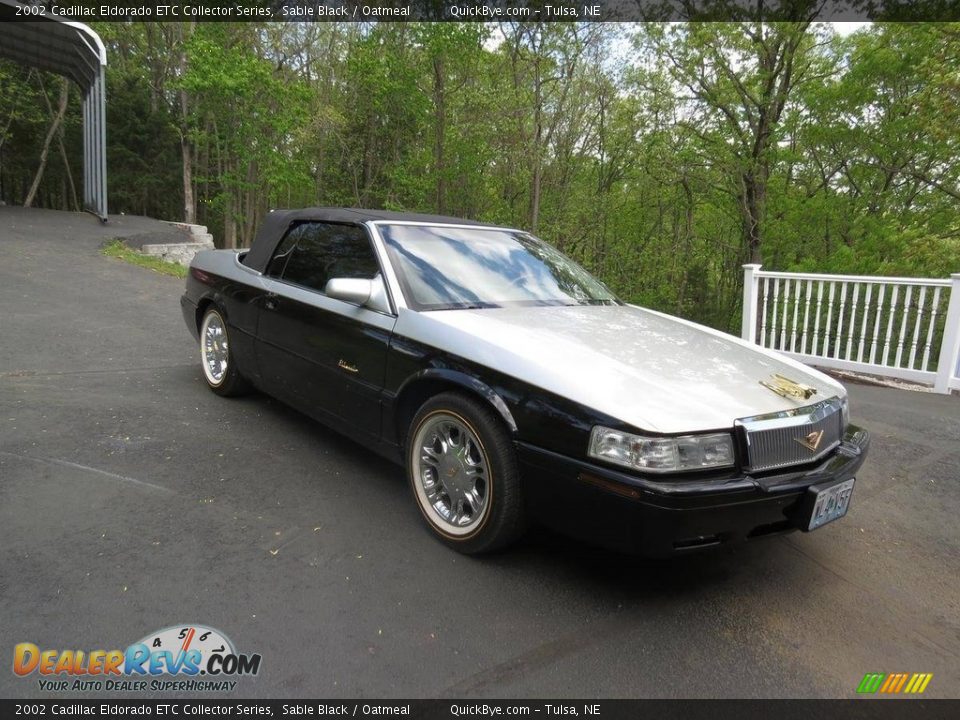 2002 Cadillac Eldorado ETC Collector Series Sable Black / Oatmeal Photo #3