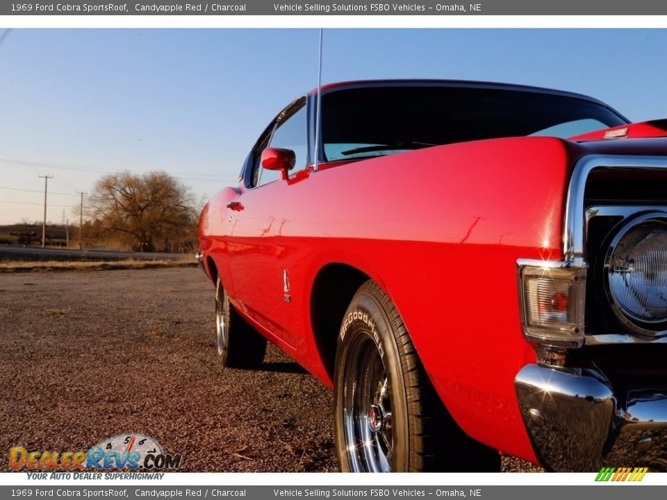 Candyapple Red 1969 Ford Cobra SportsRoof Photo #33