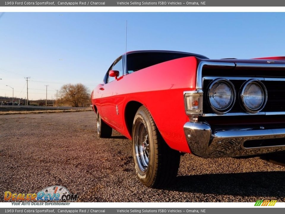 1969 Ford Cobra SportsRoof Candyapple Red / Charcoal Photo #34