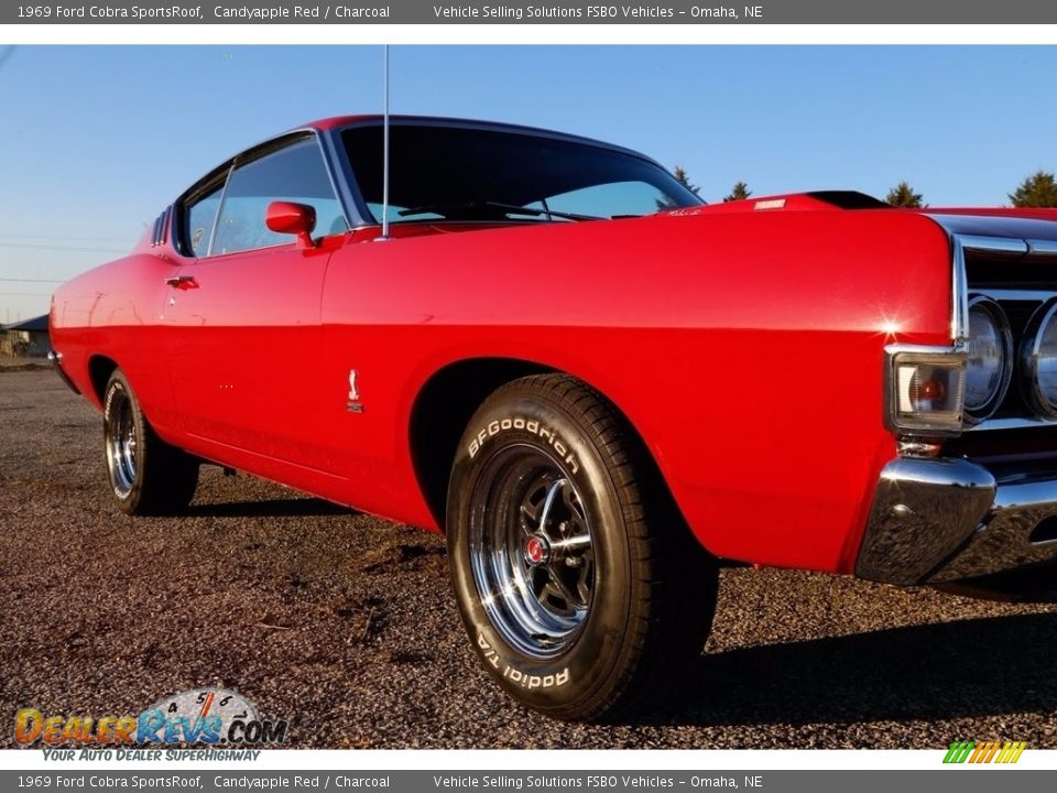 Candyapple Red 1969 Ford Cobra SportsRoof Photo #35
