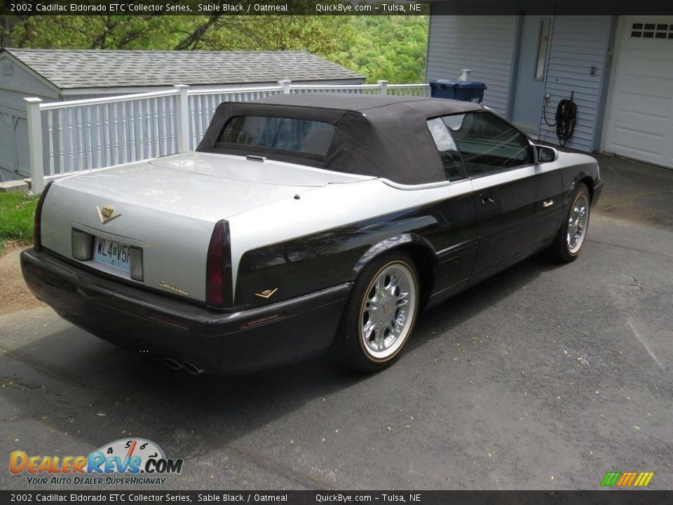 2002 Cadillac Eldorado ETC Collector Series Sable Black / Oatmeal Photo #5