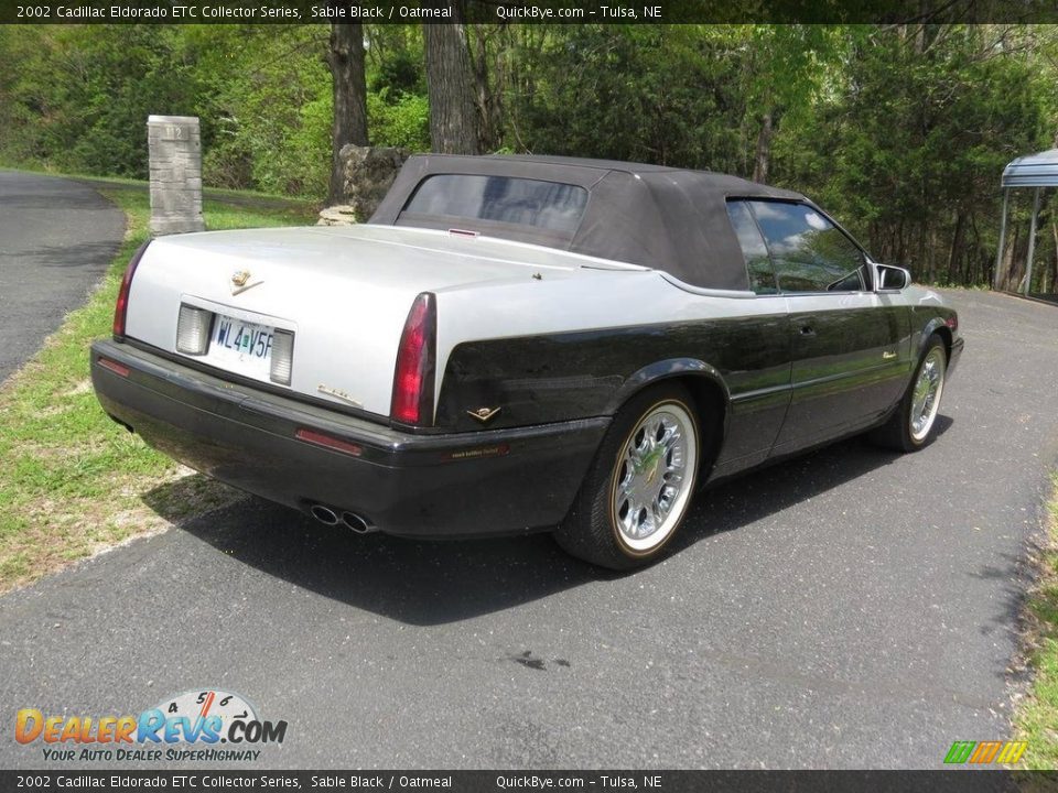2002 Cadillac Eldorado ETC Collector Series Sable Black / Oatmeal Photo #6