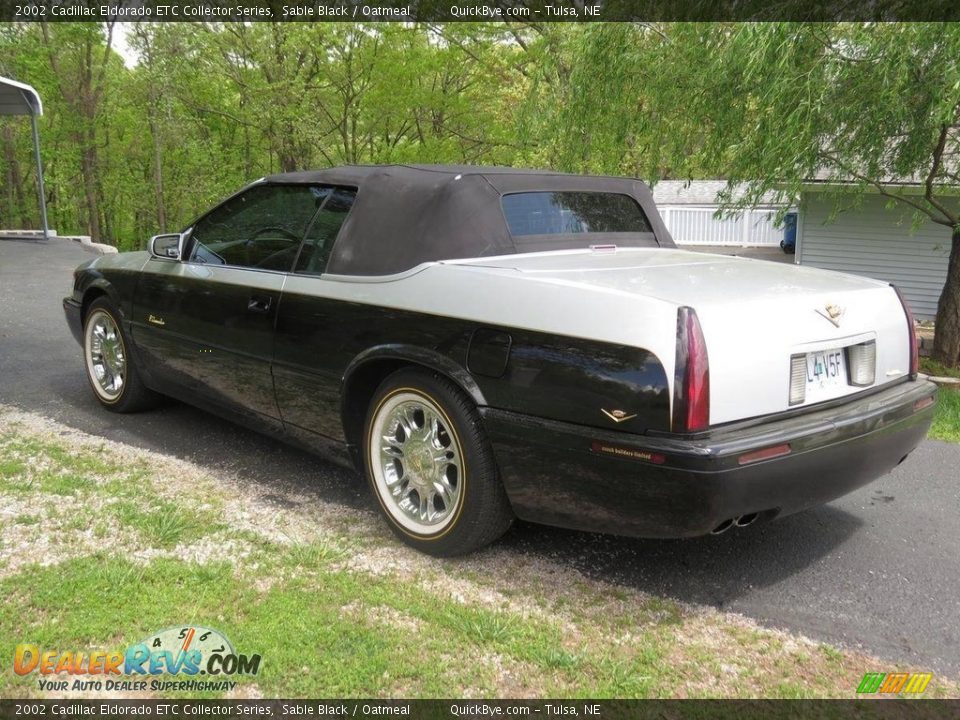 2002 Cadillac Eldorado ETC Collector Series Sable Black / Oatmeal Photo #7