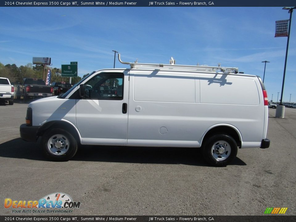 Summit White 2014 Chevrolet Express 3500 Cargo WT Photo #2